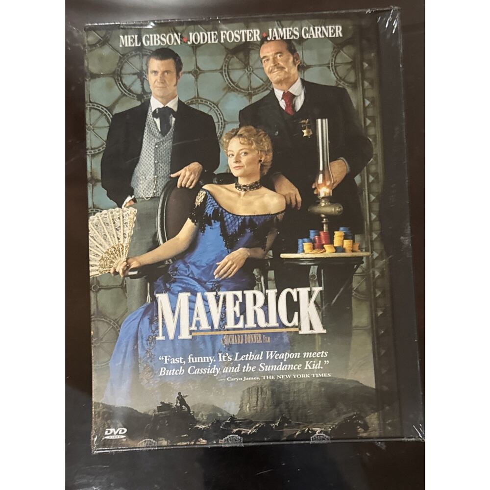 New/Sealed-Maverick (DVD, 1997 ) Mel Gibson /Jodie Foster